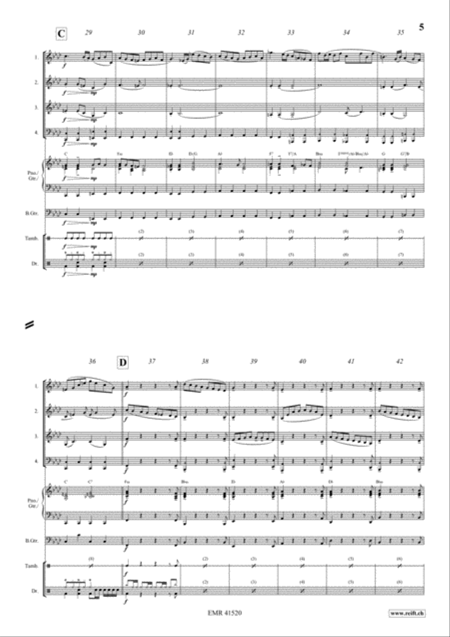 Sonata Patetica Trombone scores gallery preview page 5