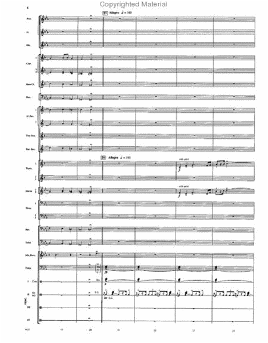 When Angels Weep Concert Band scores gallery preview page 5