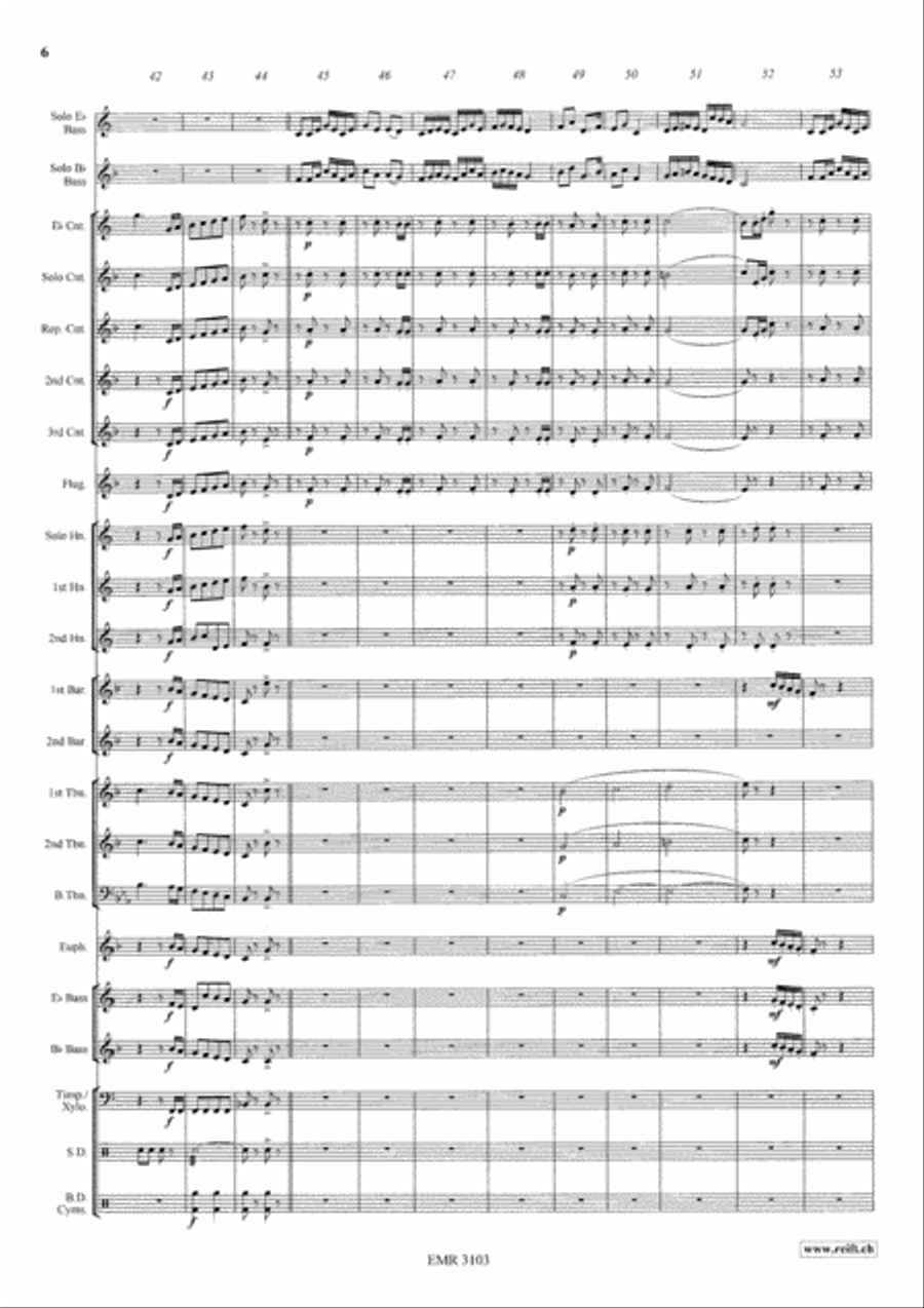 Tuba Polka Tuba Polka Brass Band scores gallery preview page 7