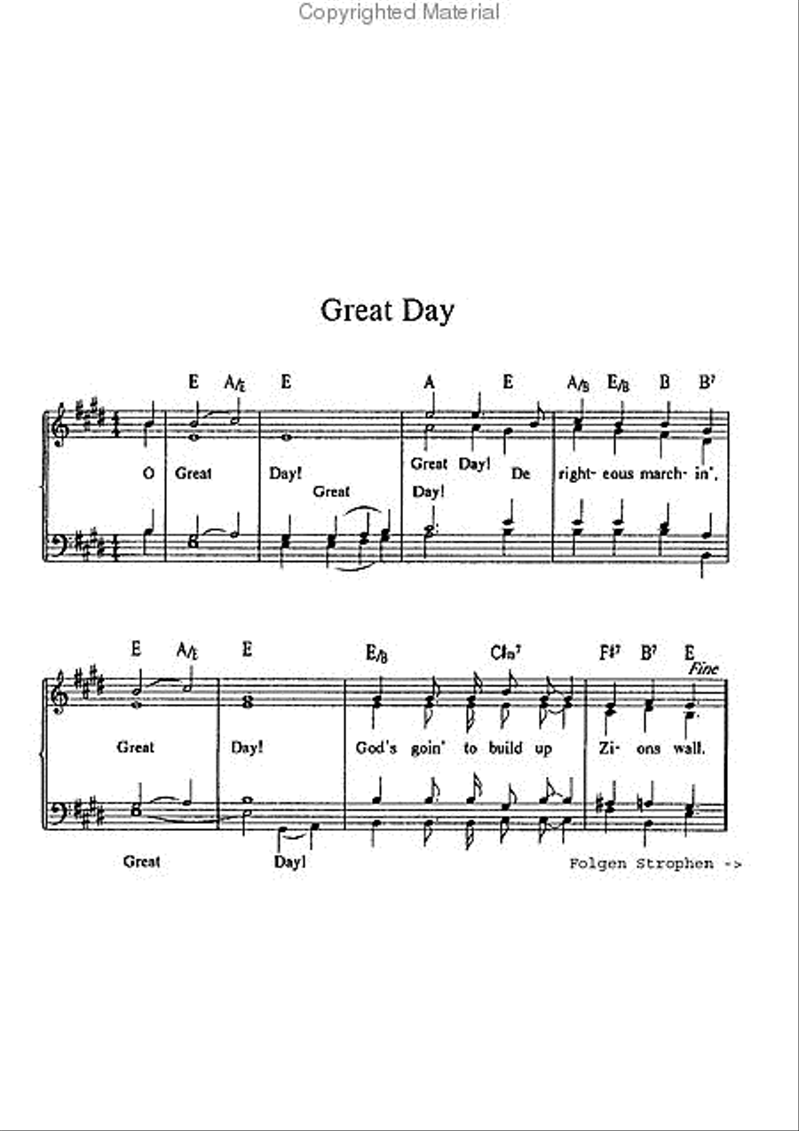 Great Day 4-Part scores gallery preview page 2