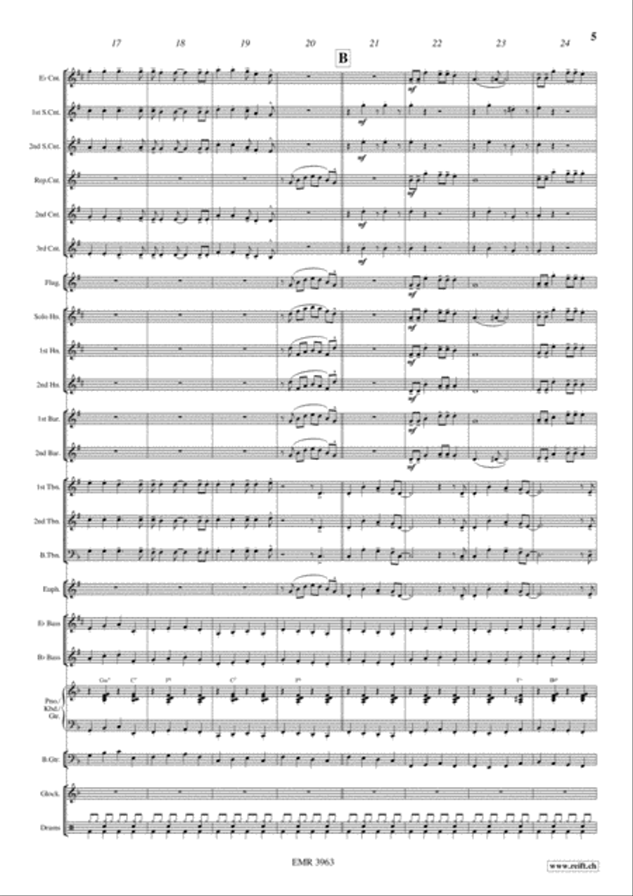 Swinging Santa Claus Brass Band scores gallery preview page 6