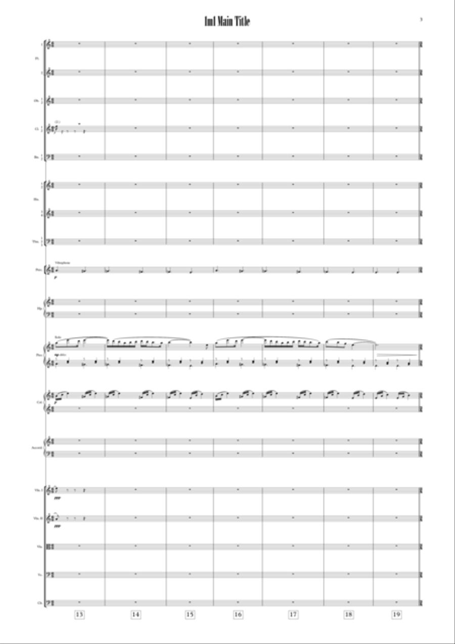 To Kill A Mockingbird - Main Title Full Orchestra scores gallery preview page 5