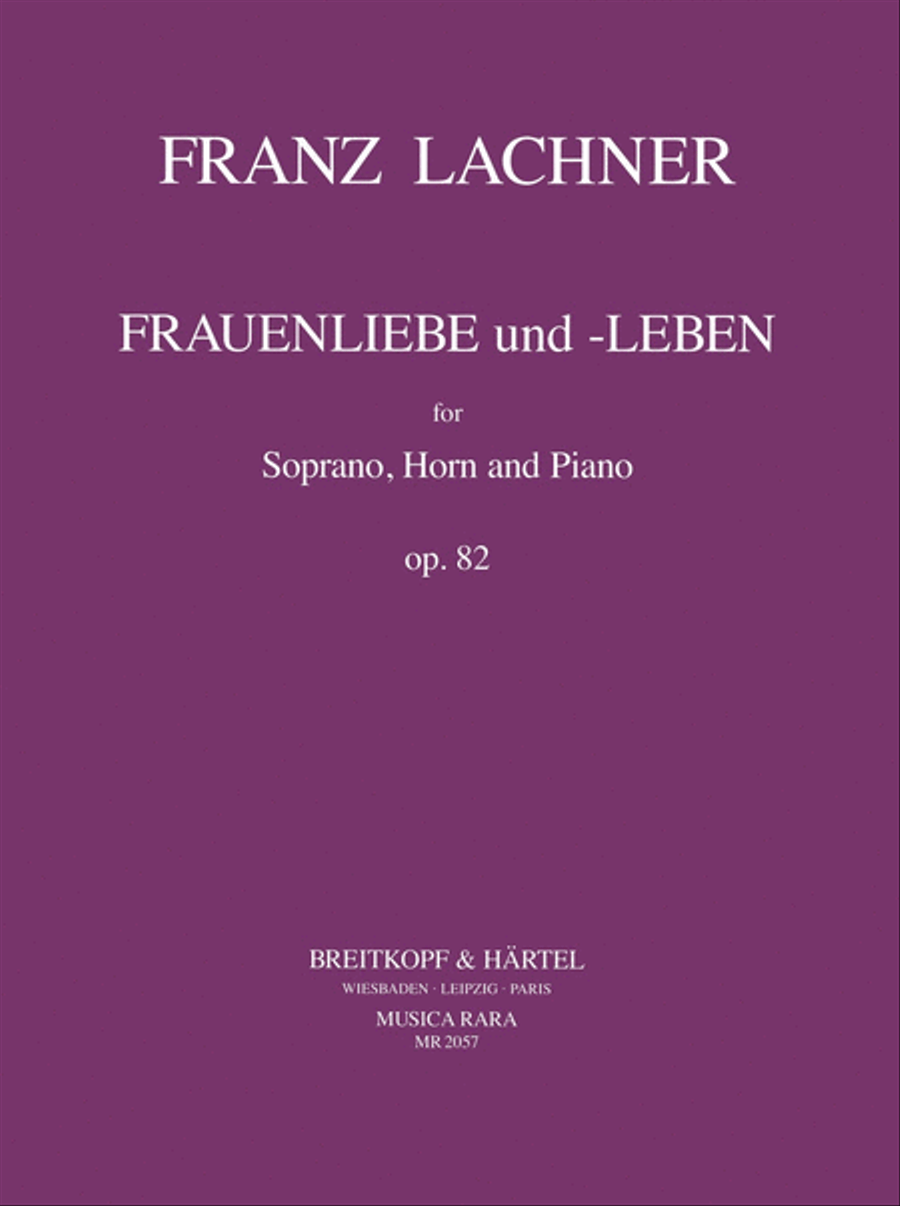Frauenliebe und -Leben Op. 82 Voice scores gallery preview page 1