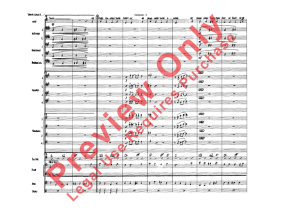 Santa Claus Is Coming to Town Jazz Ensemble scores gallery preview page 5