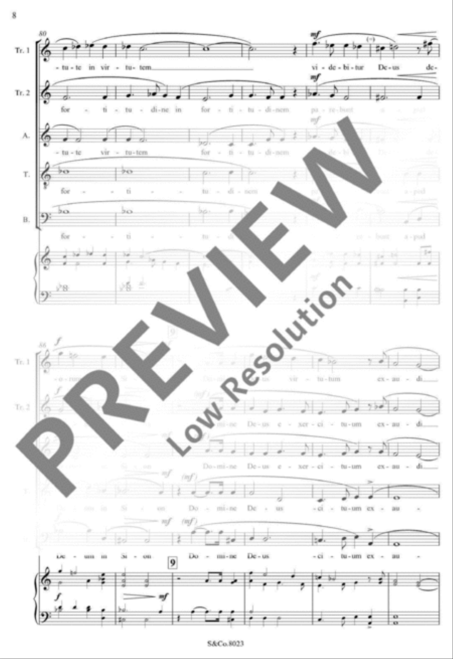 Psalm 83 (84) SSATB scores gallery preview page 15