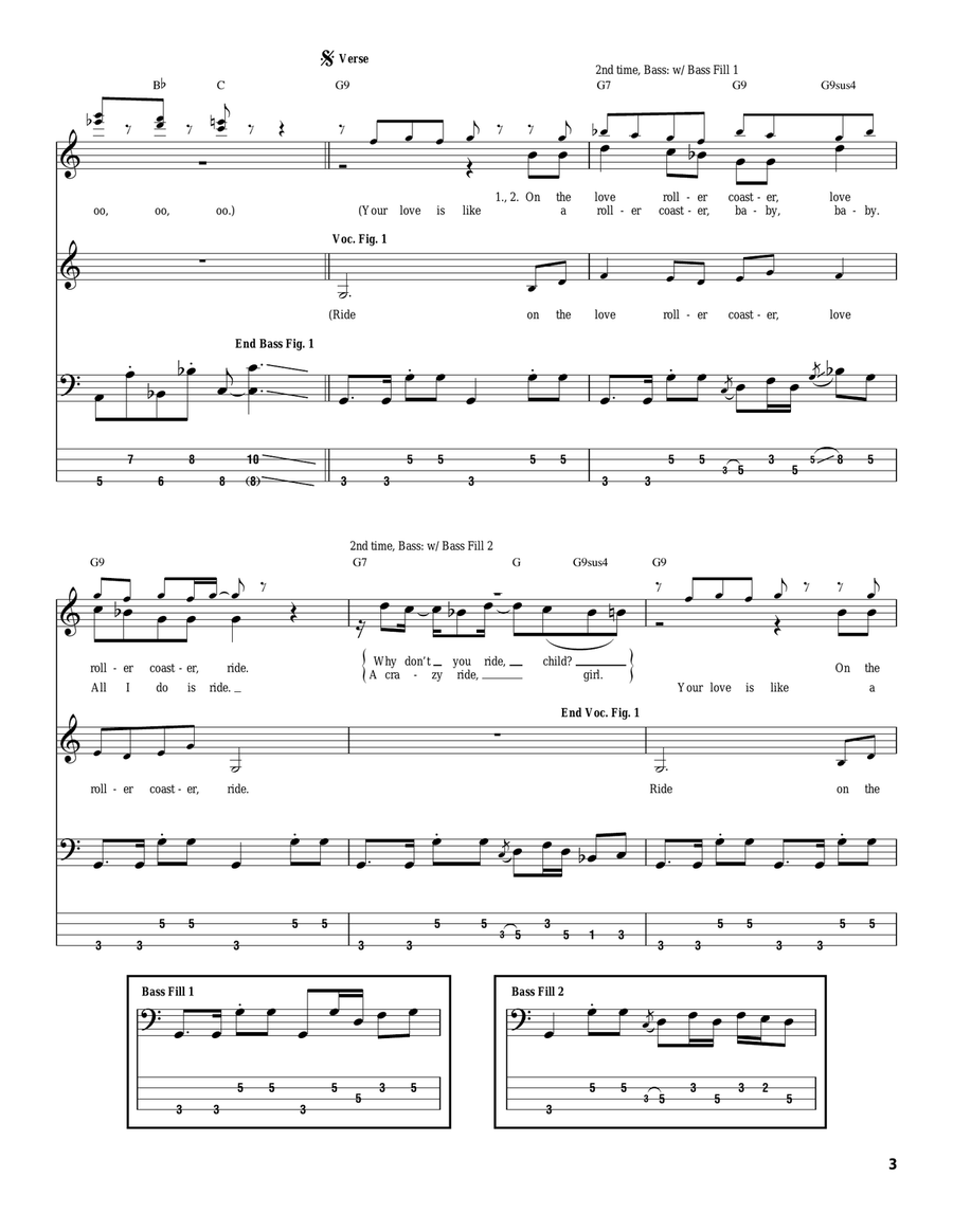 Love Rollercoaster Love Rollercoaster Acoustic Guitar scores gallery preview page 3