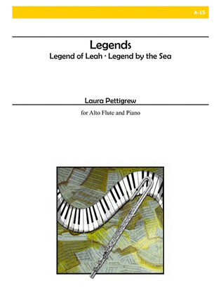 Book cover for Legends for Alto Flute and Piano