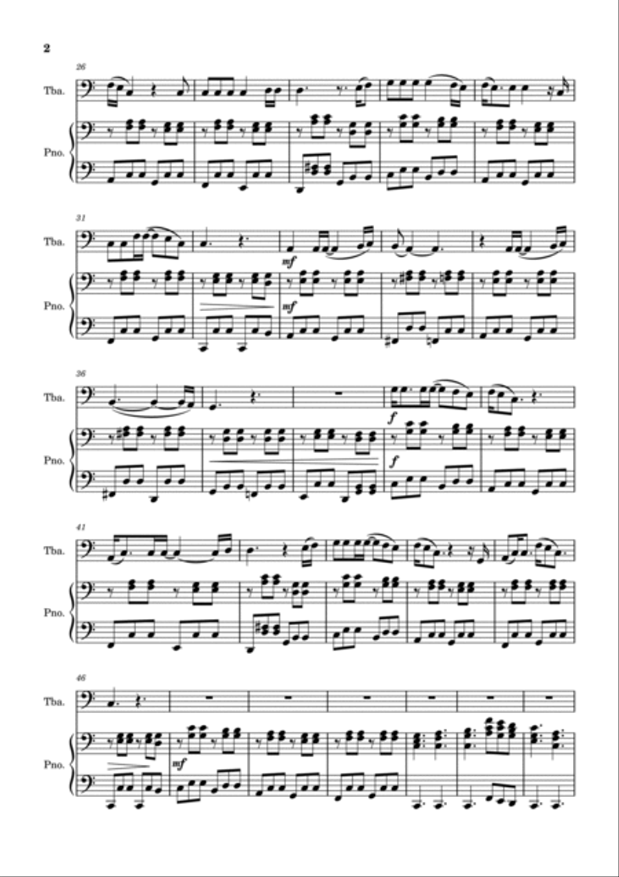 Piano Man Piano scores gallery preview page 2