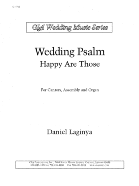 Wedding Psalm