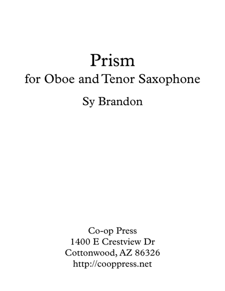 Prism for Oboe and Tenor Saxophone image number null