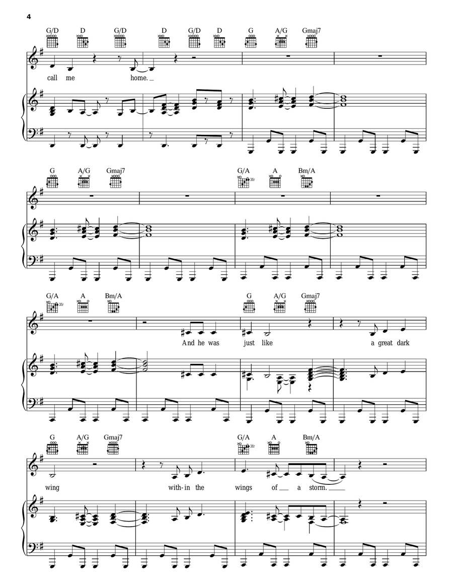 Sara Piano, Vocal, Guitar scores gallery preview page 4