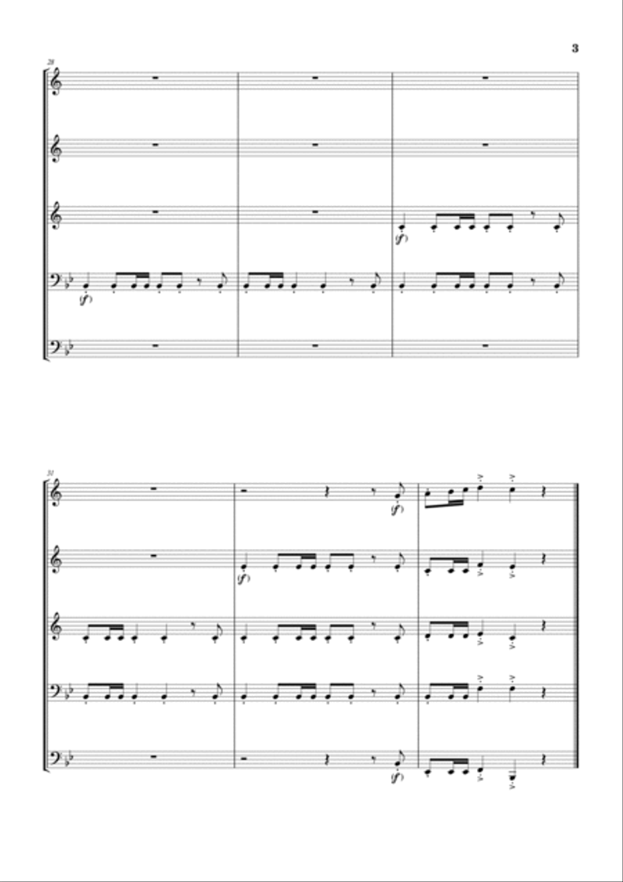 Yankee Doodle Brass Ensemble scores gallery preview page 4
