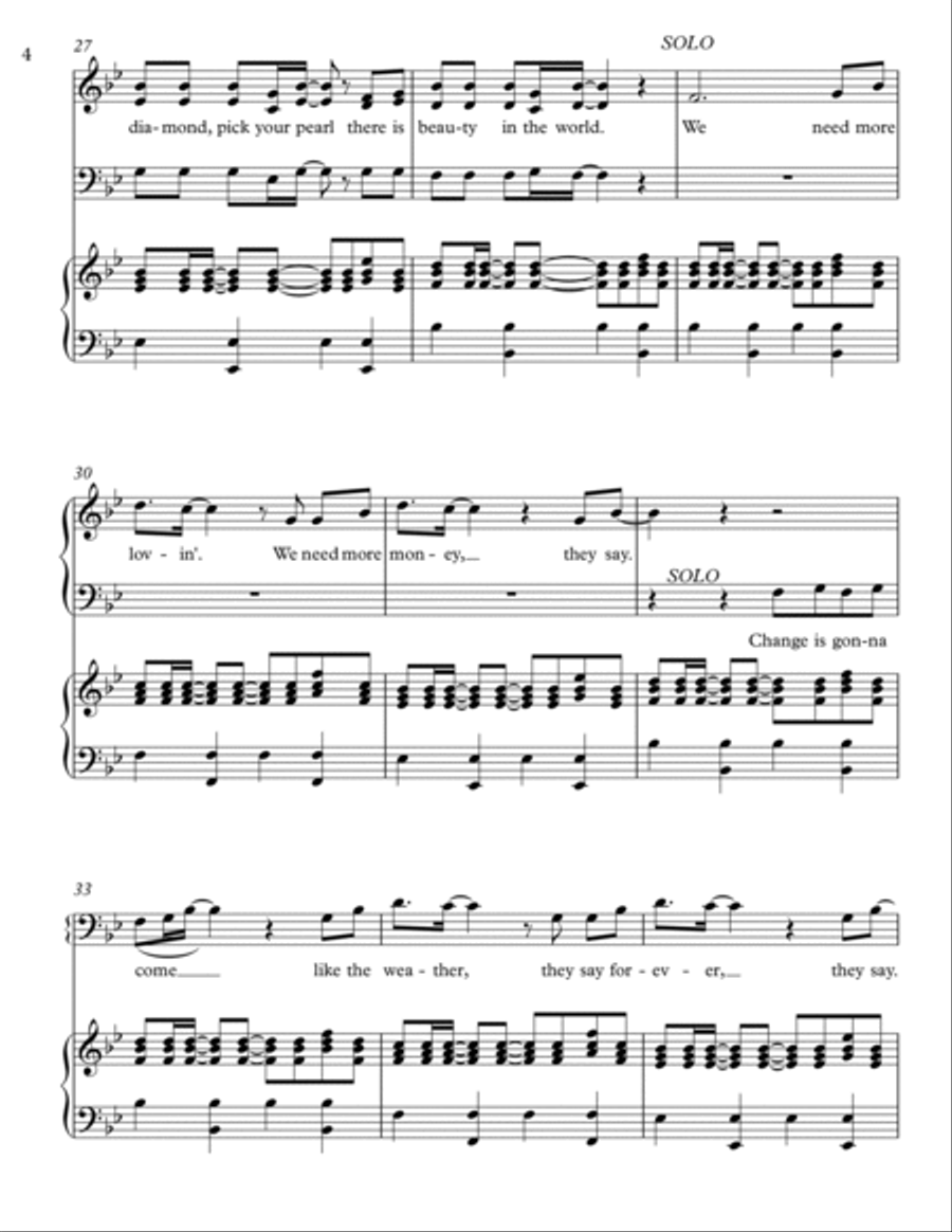 Beauty In The World 3-Part scores gallery preview page 4