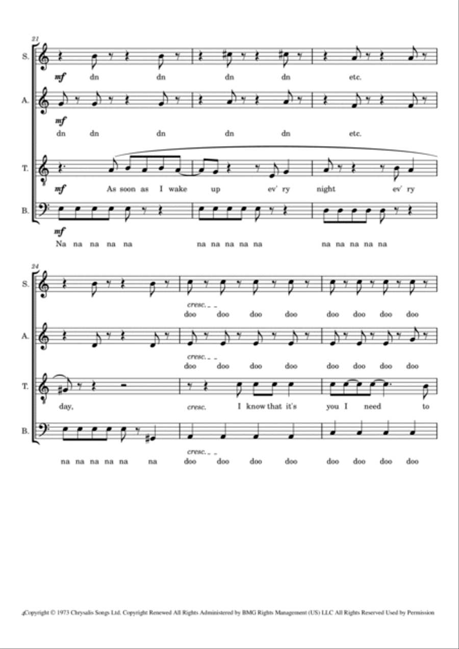 It Must Be Love 4-Part scores gallery preview page 4