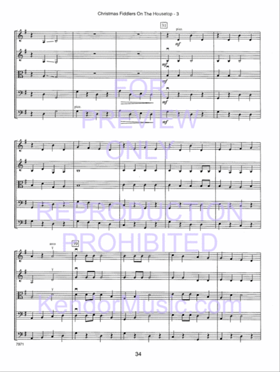 Kendor Concert Favorites , Volume 1 (Score) - with MP3s String Orchestra scores gallery preview page 39