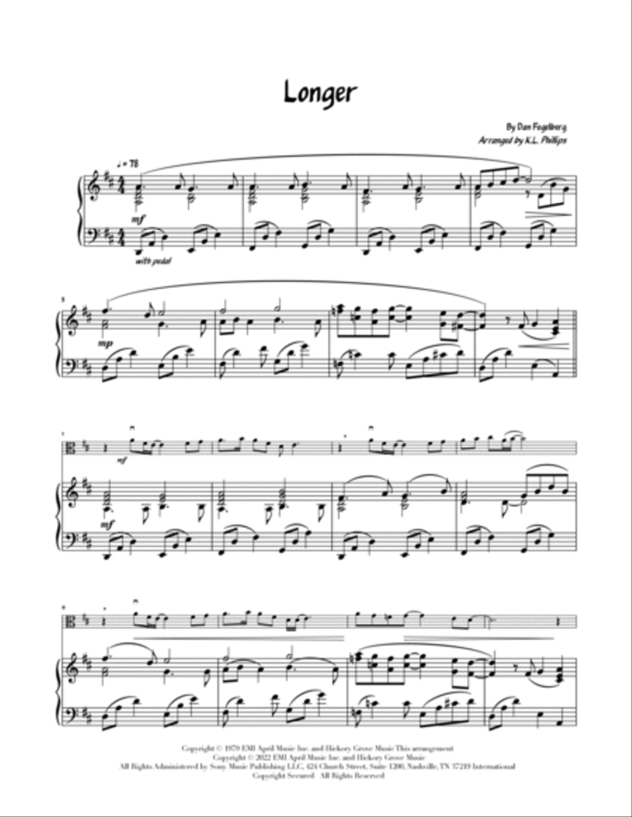 Longer Viola scores gallery preview page 2
