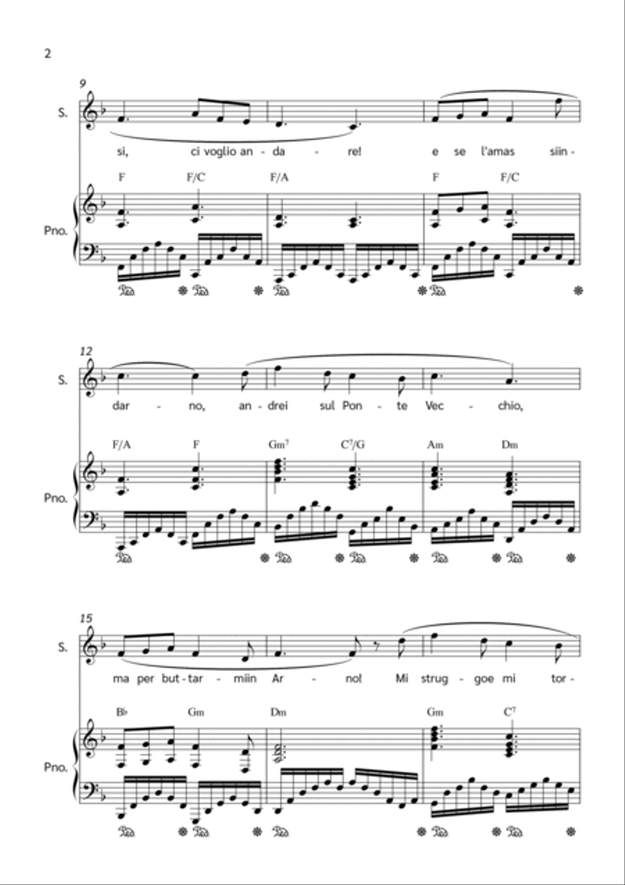 O Mio Babbino Caro O Mio Babbino Caro Voice scores gallery preview page 2