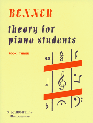 Book cover for Theory for Piano Students - Book 3