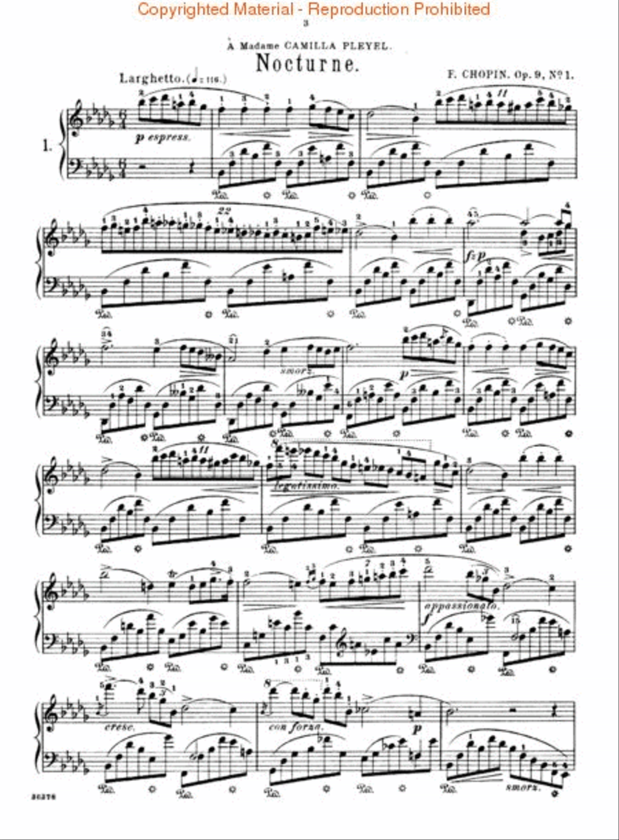 Nocturnes Piano Solo scores gallery preview page 3