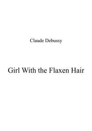 Book cover for Girl With the Flaxen Hair