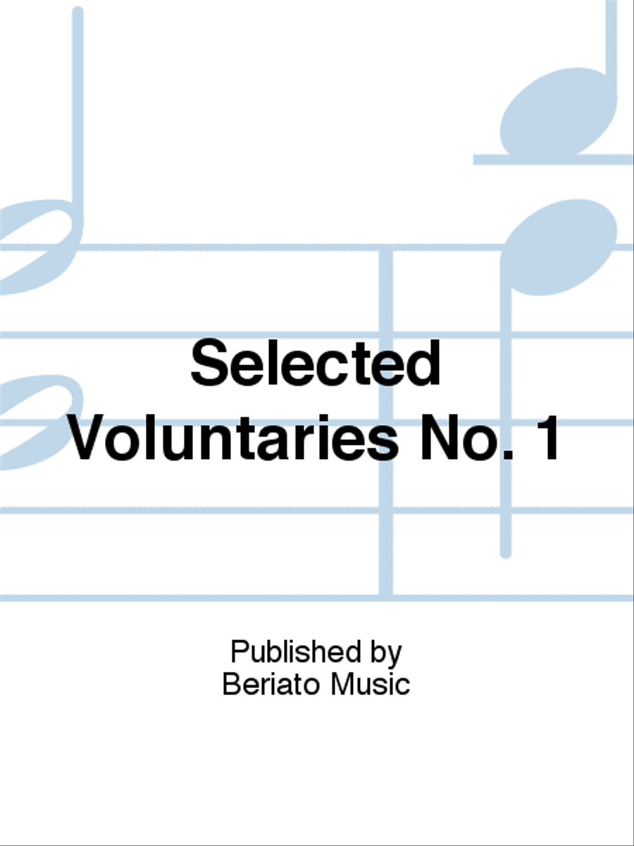Selected Voluntaries No. 1 Organ scores gallery preview page 1