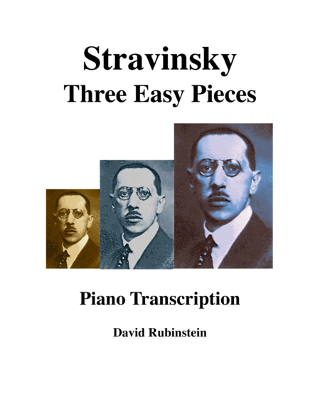 Three Easy Pieces - piano transcription