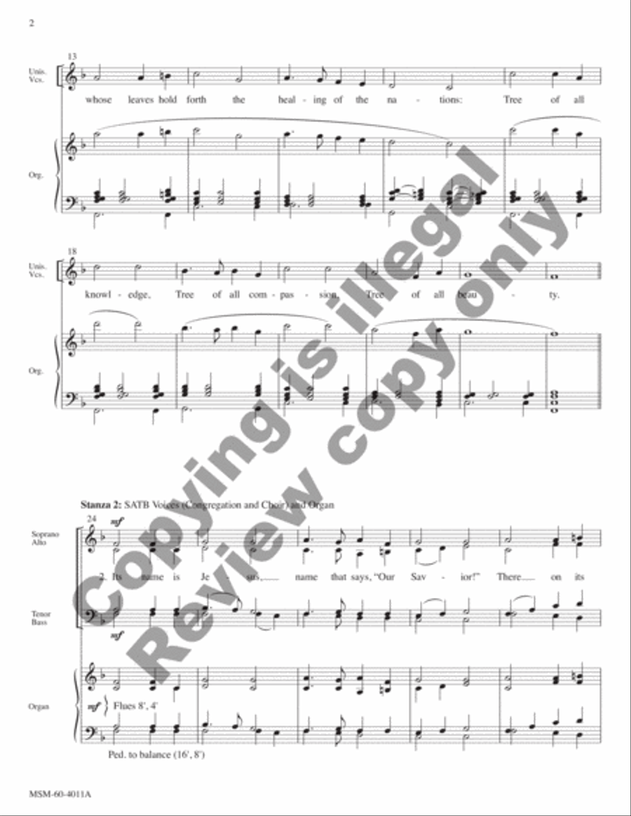 There in God's Garden (Full Score) Choir scores gallery preview page 4