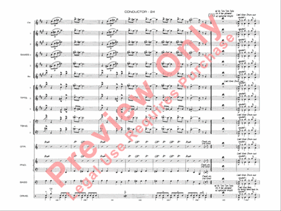 A Salute to Benny Goodman Jazz Ensemble scores gallery preview page 26