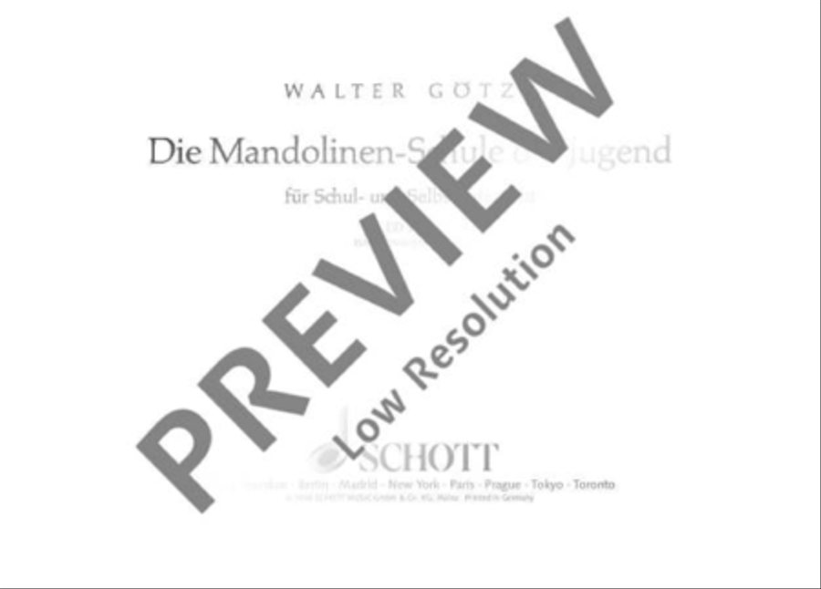 Die Mandolinen-Schule der Jugend Mandolin scores gallery preview page 2