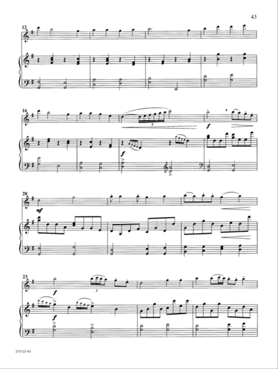 Christmas Journeys Flute Solo scores gallery preview page 21