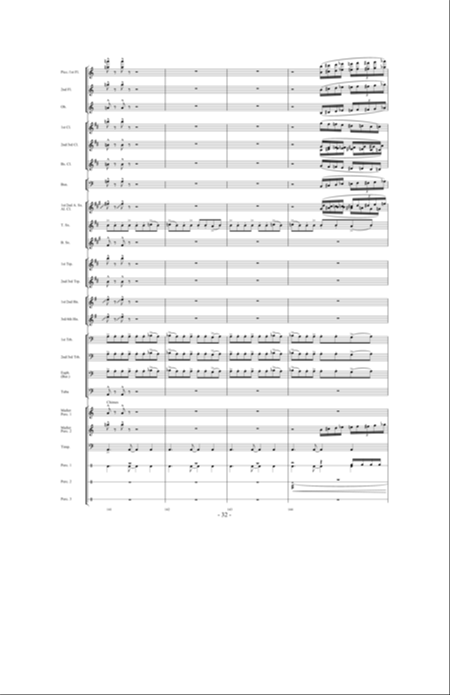 In Pursuit of Troy Concert Band scores gallery preview page 30