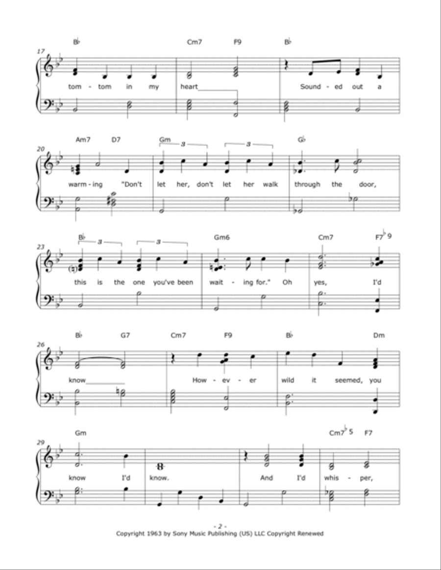 Love With The Proper Stranger Voice scores gallery preview page 2