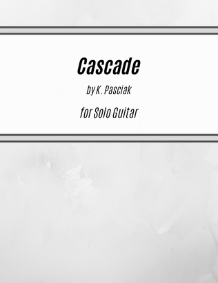 Book cover for Cascade (for Solo Guitar)