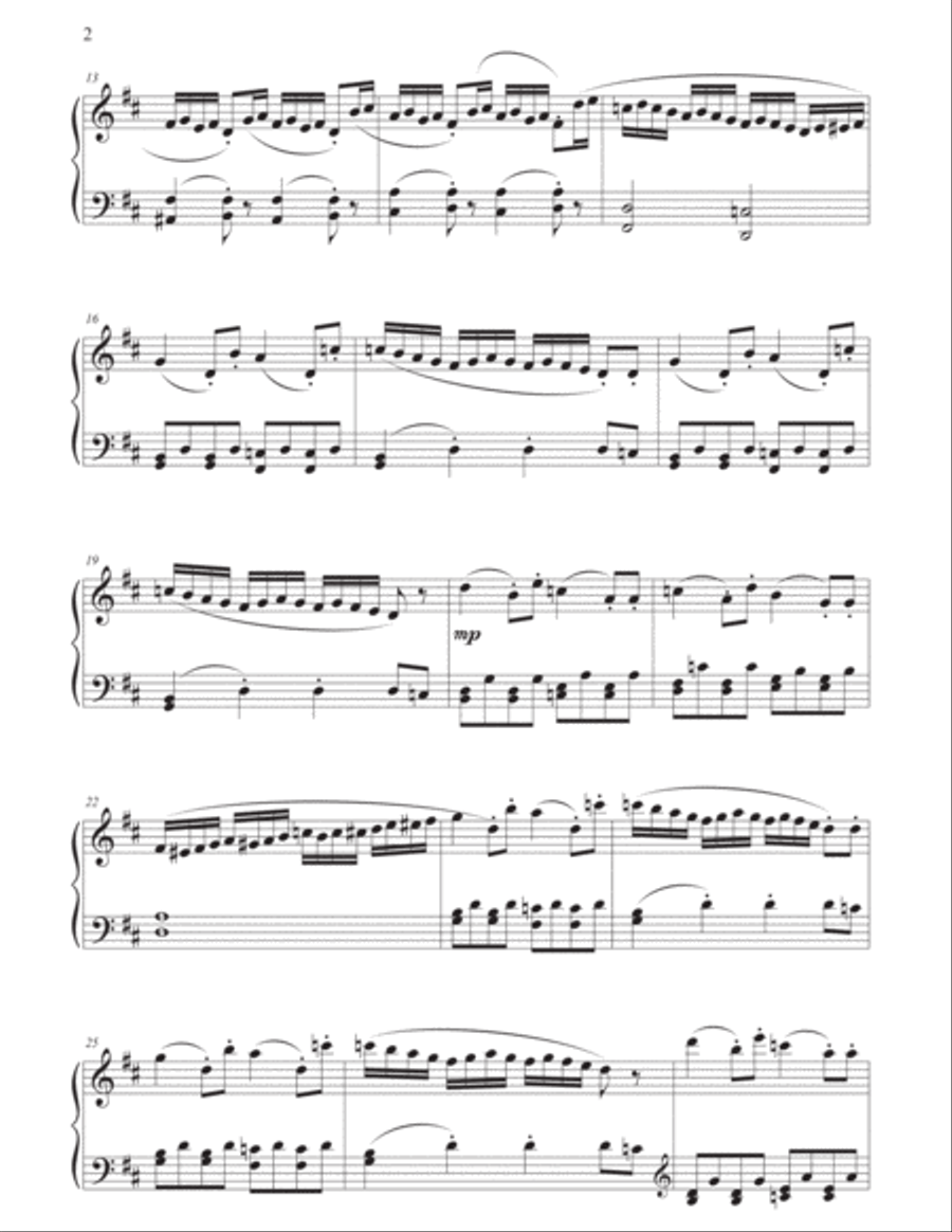 Sonatine in D Major Sonatine in D Major Piano Solo scores gallery preview page 2