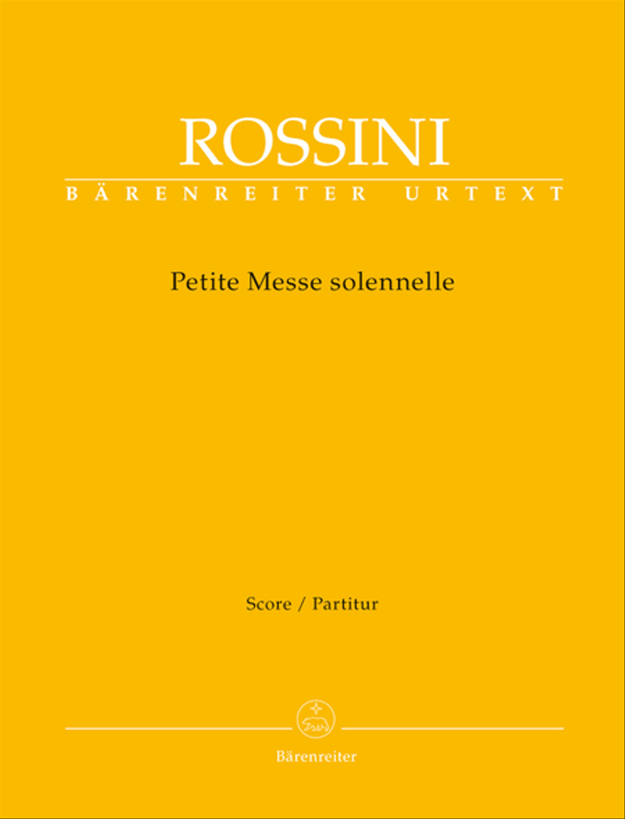 Petite Messe solennelle 4-Part scores gallery preview page 1