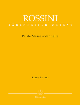 Book cover for Petite Messe solennelle