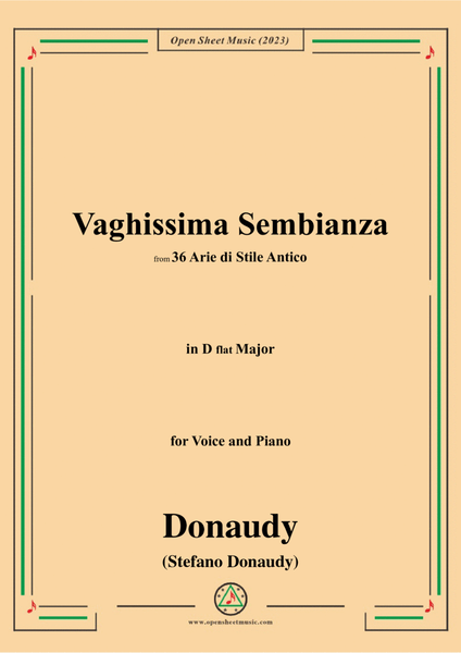 Donaudy-Vaghissima Sembianza,in D flat Major
