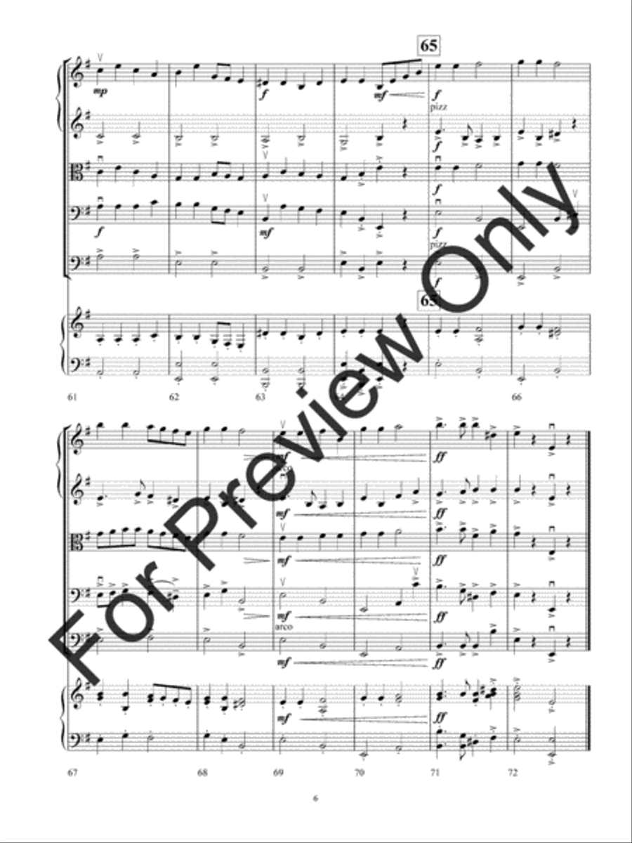 S'Vivon (Score) S'Vivon (Score) String Orchestra scores gallery preview page 9