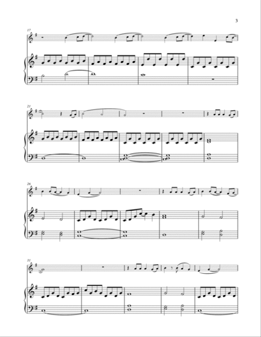 A Million Dreams Flute Solo scores gallery preview page 3