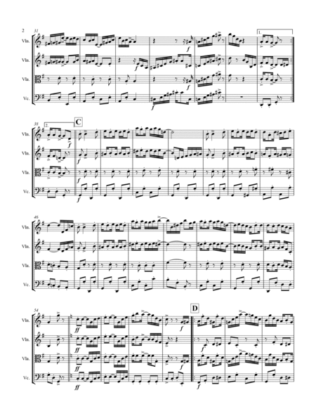 Joplin - “The Easy Winners” (for String Quartet) image number null