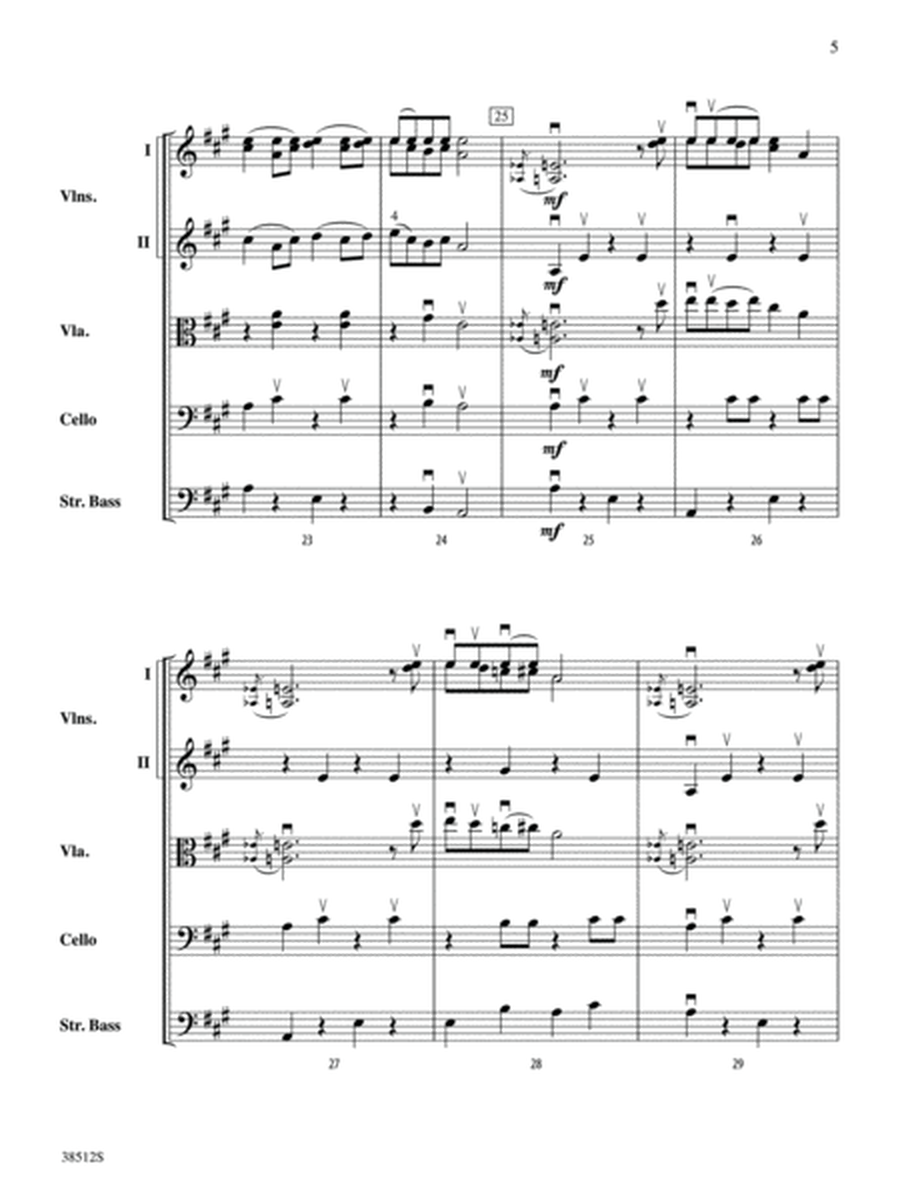 Bluegrass Fiddle Frenzy: Score