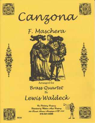 Book cover for Canzona (Lewis Waldeck)