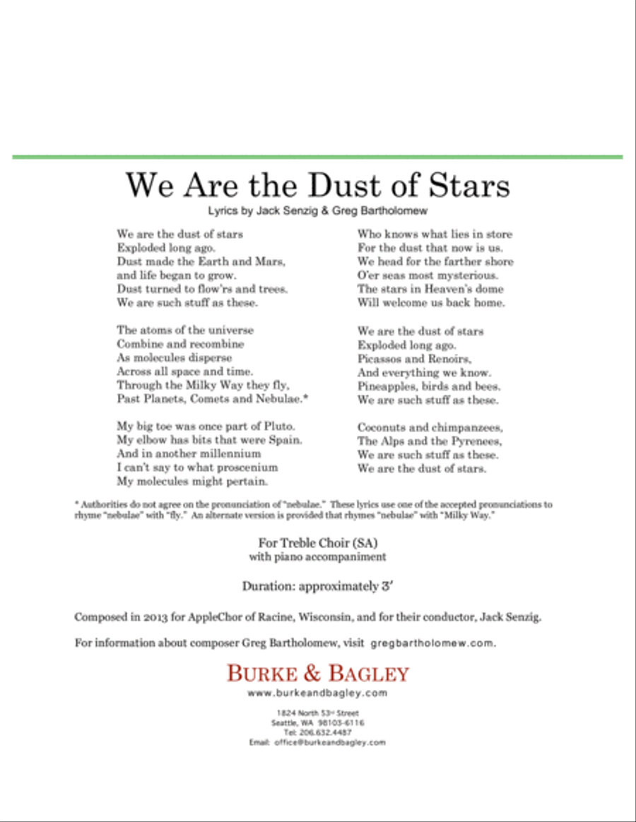 We Are the Dust of Stars SA scores gallery preview page 2