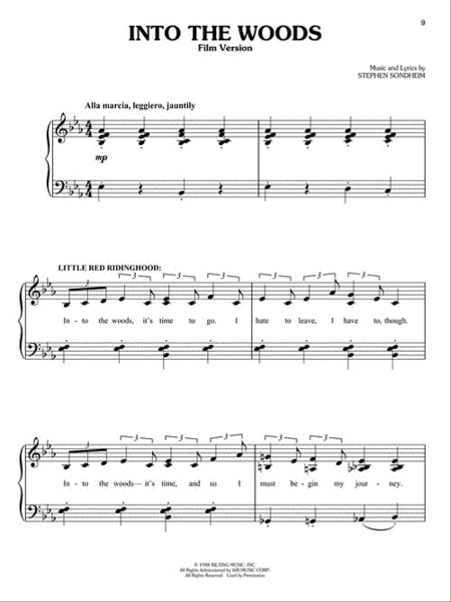 Into the Woods Voice scores gallery preview page 3