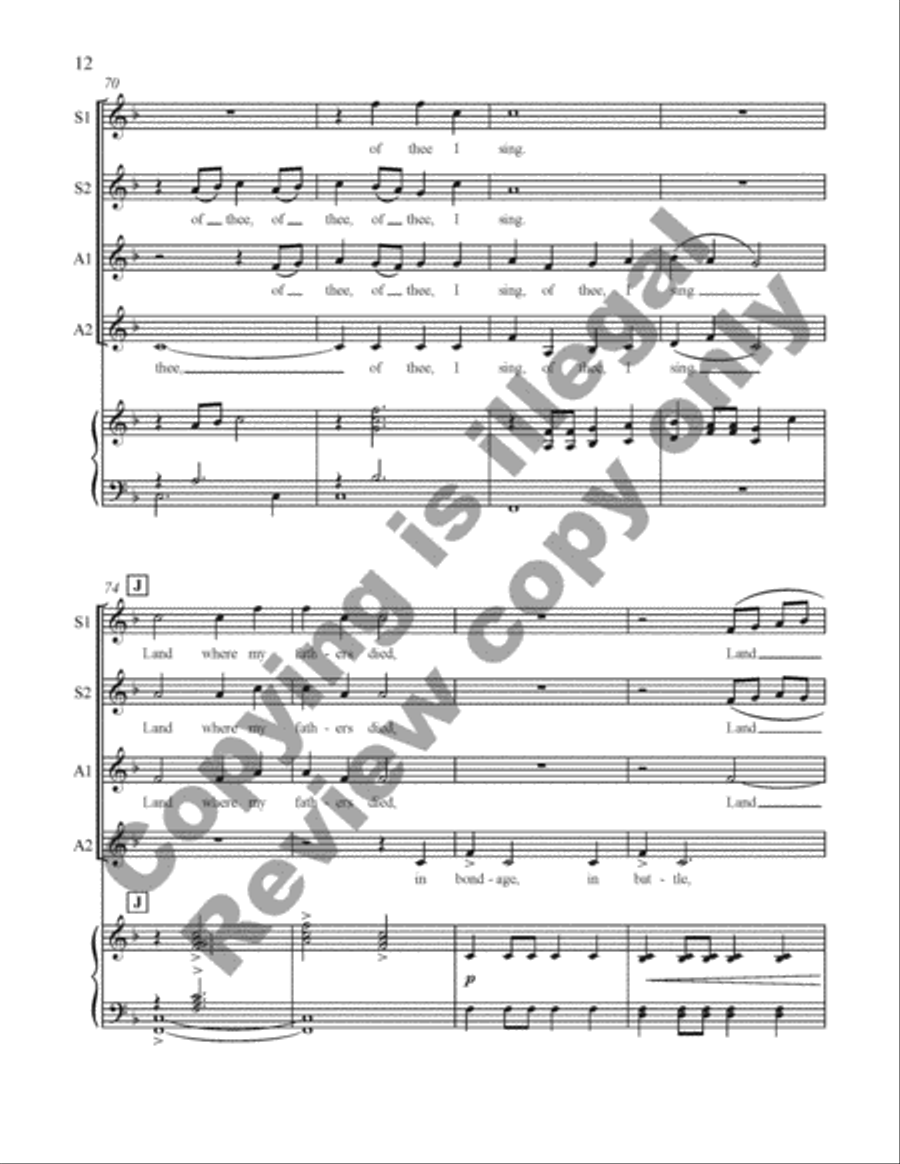I, Too, Sing America Children's Choir scores gallery preview page 24