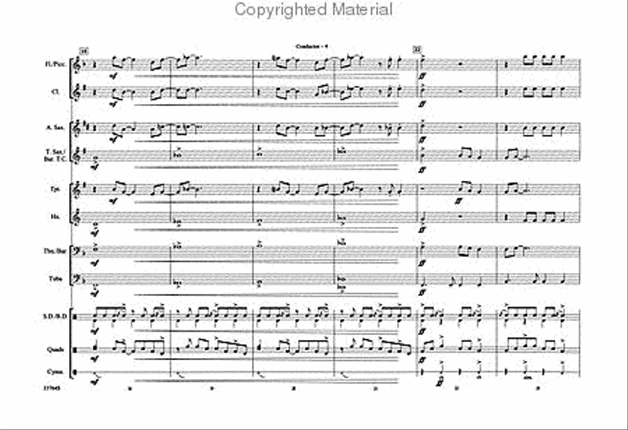 Gimme Some Lovin' Marching Band scores gallery preview page 3