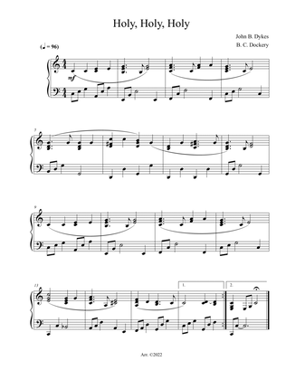 Book cover for Holy, Holy, Holy (Solo Piano)