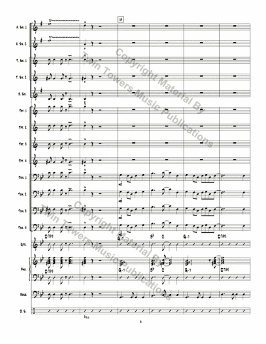 Verteron X Factor Jazz Ensemble scores gallery preview page 5