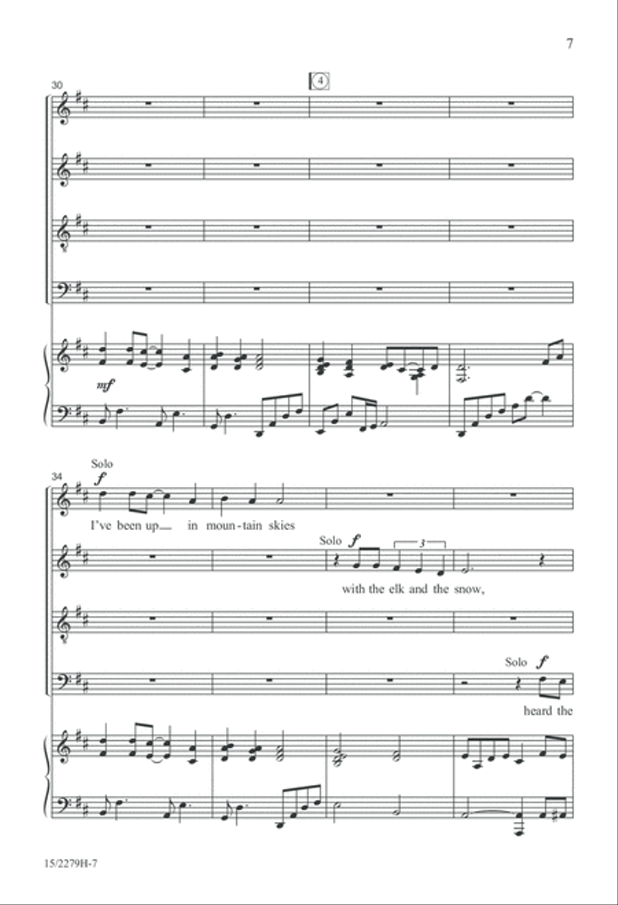 Come in from the Firefly Darkness 4-Part scores gallery preview page 7
