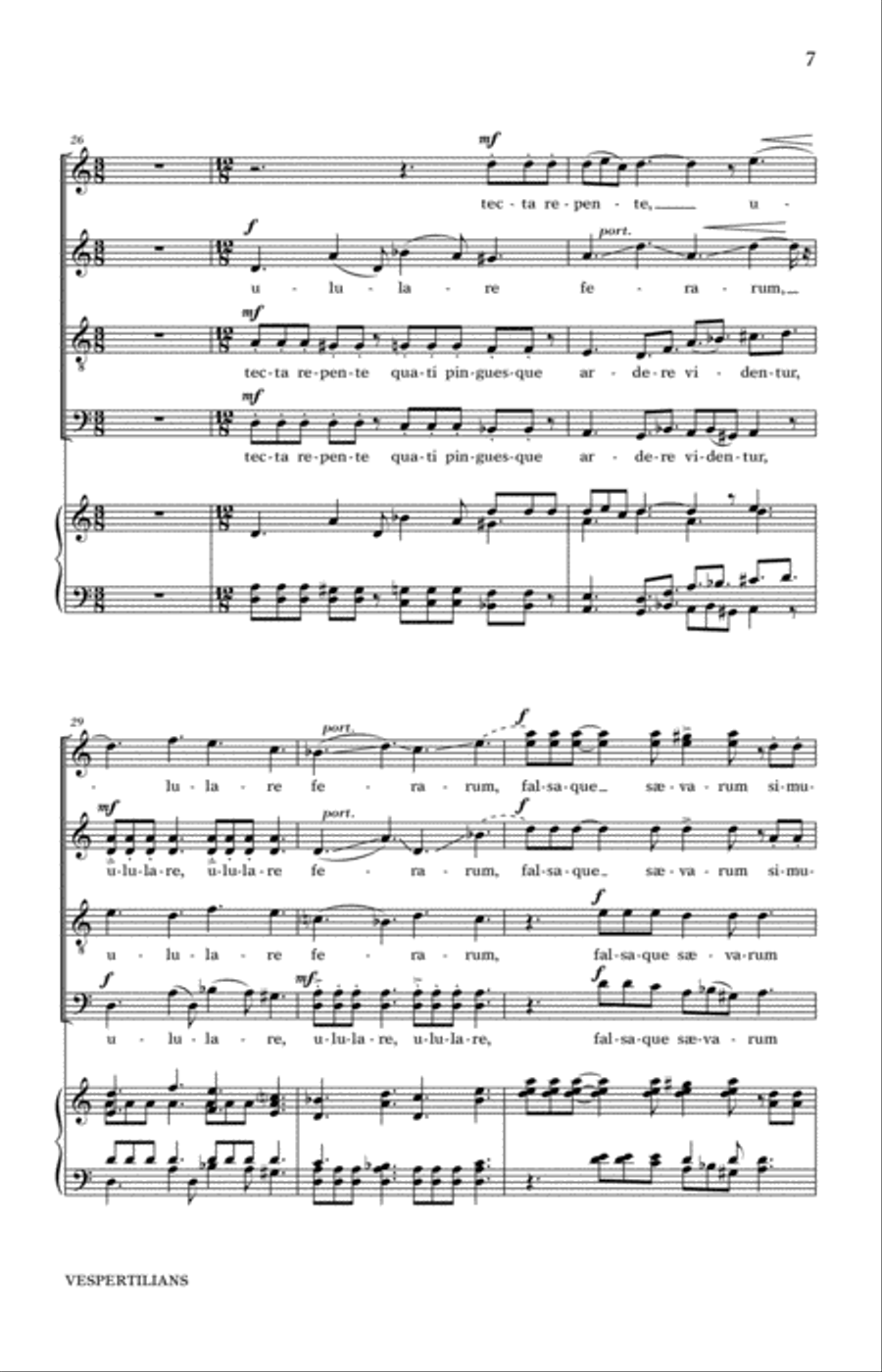 Vespertilians Vespertilians 4-Part scores gallery preview page 5